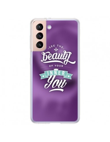 Coque Samsung Galaxy S21 Plus 5G Beauty Violet - Javier Martinez