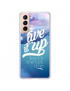 Coque Samsung Galaxy S21 Plus 5G Last Time Bleu - Javier...