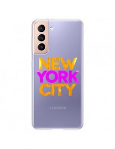 Coque Samsung Galaxy S21 Plus 5G New York City NYC Orange...