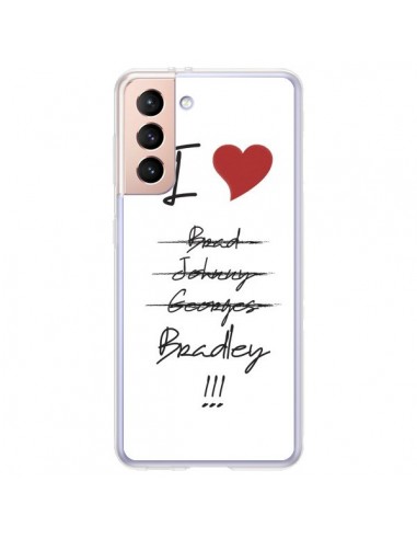Coque Samsung Galaxy S21 Plus 5G I love Bradley Coeur Amour - Julien Martinez