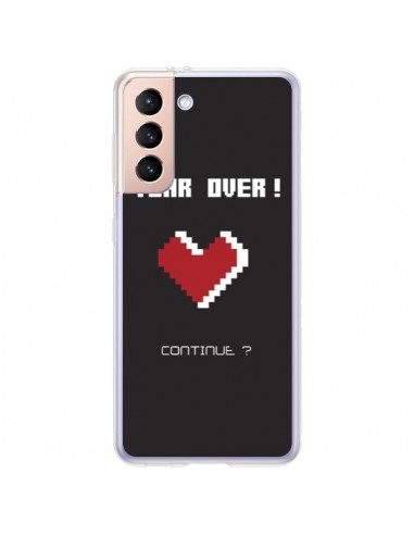 Coque Samsung Galaxy S21 Plus 5G Year Over Love Coeur Amour - Julien Martinez