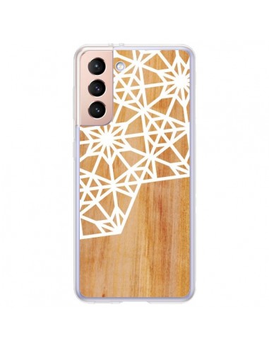 Coque Samsung Galaxy S21 Plus 5G Frozen Stars Etoile Bois Azteque Aztec Tribal - Jenny Mhairi