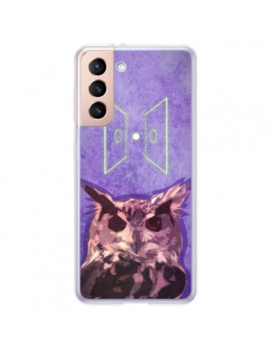 Coque Samsung Galaxy S21 Plus 5G Chouette Owl Spirit - Jonathan Perez