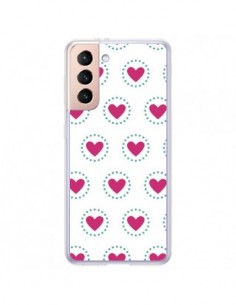 Coque Samsung Galaxy S21 Plus 5G Coeur Cercle - Jonathan...