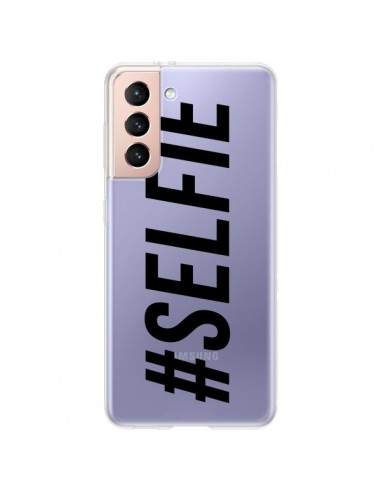 Coque Samsung Galaxy S21 Plus 5G Hashtag Selfie Transparente - Jonathan Perez