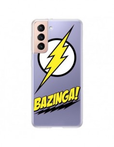Coque Samsung Galaxy S21 Plus 5G Bazinga Sheldon The Big...
