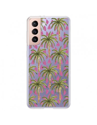 Coque Samsung Galaxy S21 Plus 5G Palmier Palmtree Transparente - Dricia Do