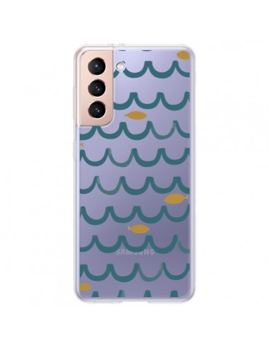 Coque Samsung Galaxy S21 Plus 5G Poisson Fish Water Transparente - Dricia Do