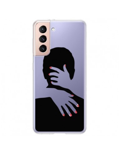 Coque Samsung Galaxy S21 Plus 5G Calin Hug Mignon Amour Love Cute Transparente - Dricia Do