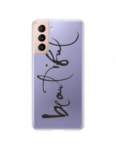 Coque Samsung Galaxy S21 Plus 5G Beautiful Transparente -...