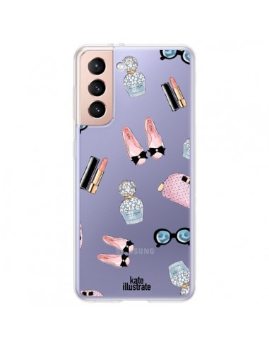 Coque Samsung Galaxy S21 Plus 5G Essential Beautiful Belle Essentiel Transparente - kateillustrate