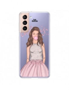 Coque Samsung Galaxy S21 Plus 5G Bubble Girl Tiffany Rose...