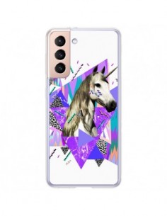 Coque Samsung Galaxy S21 Plus 5G Licorne Unicorn Azteque...