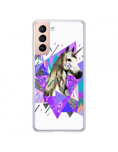Coque Samsung Galaxy S21 Plus 5G Licorne Unicorn Azteque - Kris Tate