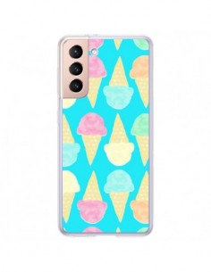 Coque Samsung Galaxy S21 Plus 5G Ice Cream Glaces - Lisa...