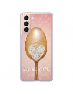 Coque Samsung Galaxy S21 Plus 5G Cuillère Love - Lisa...