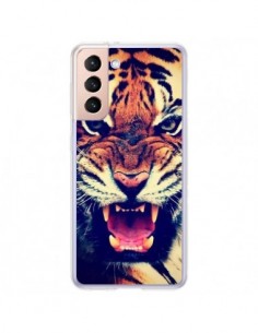 Coque Samsung Galaxy S21 Plus 5G Tigre Swag Roar Tiger -...