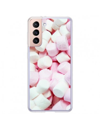 Coque Samsung Galaxy S21 Plus 5G Marshmallow Chamallow Guimauve Bonbon Candy - Laetitia