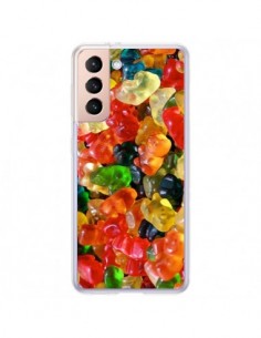 Coque Samsung Galaxy S21 Plus 5G Bonbon Ourson Candy -...