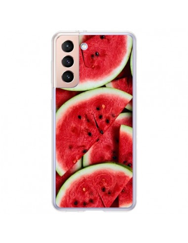 Coque Samsung Galaxy S21 Plus 5G Pastèque Watermelon Fruit - Laetitia