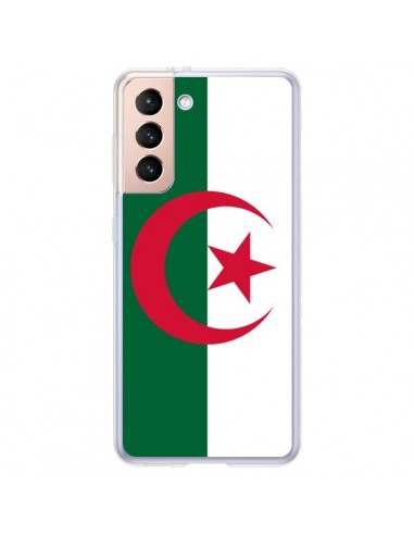 Coque Samsung Galaxy S21 Plus 5G Drapeau Algérie Algérien - Laetitia