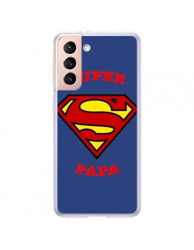 Coque Samsung Galaxy S21 Plus 5G Super Papa Superman - Laetitia
