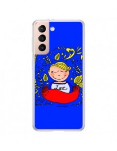 Coque Samsung Galaxy S21 Plus 5G Love Fille -...