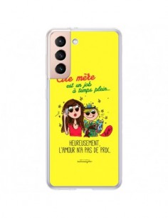 Coque Samsung Galaxy S21 Plus 5G Etre mère est un job à...