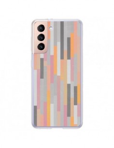 Coque Samsung Galaxy S21 Plus 5G Bandes Couleurs -...