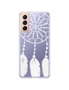 Coque Samsung Galaxy S21 Plus 5G Attrape Rêves Blanc...