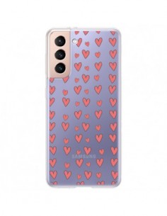 Coque Samsung Galaxy S21 Plus 5G Coeurs Heart Love Amour...