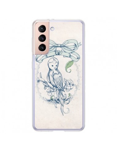 Coque Samsung Galaxy S21 Plus 5G Bird Oiseau Mignon Vintage - Lassana