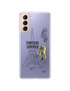 Coque Samsung Galaxy S21 Plus 5G Parisian Summer Ete...