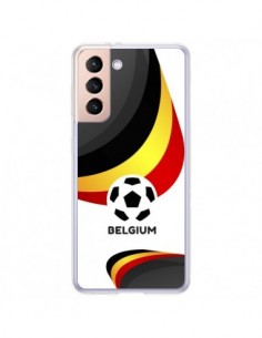 Coque Samsung Galaxy S21 Plus 5G Equipe Belgique Football...