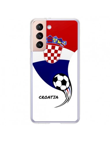 Coque Samsung Galaxy S21 Plus 5G Equipe Croatie Croatia Football - Madotta