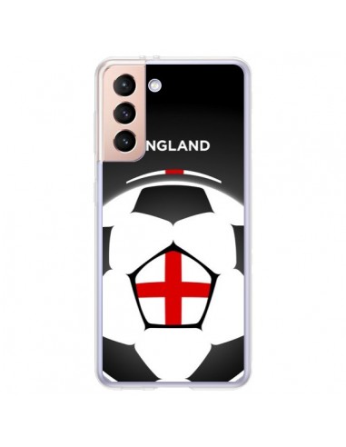 Coque Samsung Galaxy S21 Plus 5G Angleterre Ballon Football - Madotta