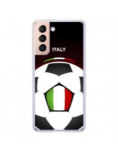 Coque Samsung Galaxy S21 Plus 5G Italie Ballon Football -...