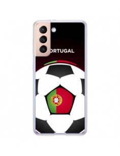 Coque Samsung Galaxy S21 Plus 5G Portugal Ballon Football...