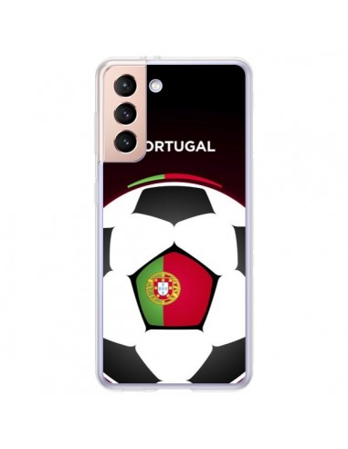 Coque Samsung Galaxy S21 Plus 5G Portugal Ballon Football - Madotta