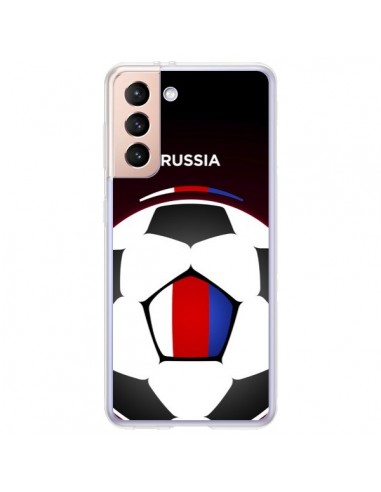 Coque Samsung Galaxy S21 Plus 5G Russie Ballon Football - Madotta