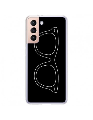Coque Samsung Galaxy S21 Plus 5G Lunettes Noires - Mary Nesrala