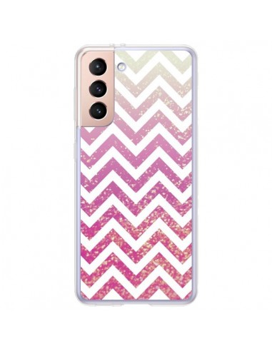 Coque Samsung Galaxy S21 Plus 5G Chevron Pixie Dust Triangle Azteque - Mary Nesrala