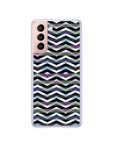 Coque Samsung Galaxy S21 Plus 5G Equilibirum Azteque Tribal - Mary Nesrala