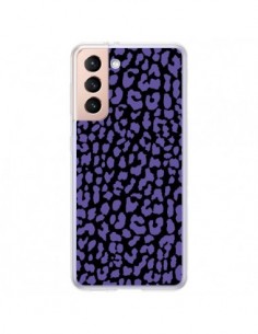 Coque Samsung Galaxy S21 Plus 5G Leopard Violet - Mary...