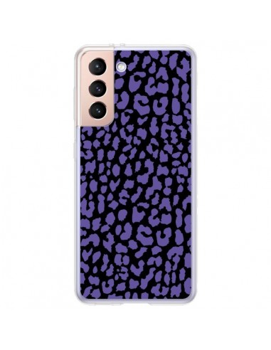 Coque Samsung Galaxy S21 Plus 5G Leopard Violet - Mary Nesrala