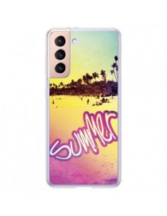Coque Samsung Galaxy S21 Plus 5G Summer Dream Ete Plage -...