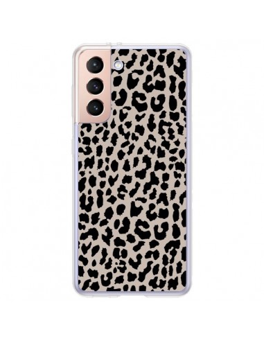 Coque Samsung Galaxy S21 Plus 5G Leopard Marron - Mary Nesrala