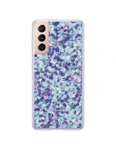 Coque Samsung Galaxy S21 Plus 5G Winter Day Bleu - Mary...