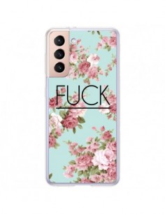 Coque Samsung Galaxy S21 Plus 5G Fuck Fleurs - Maryline...