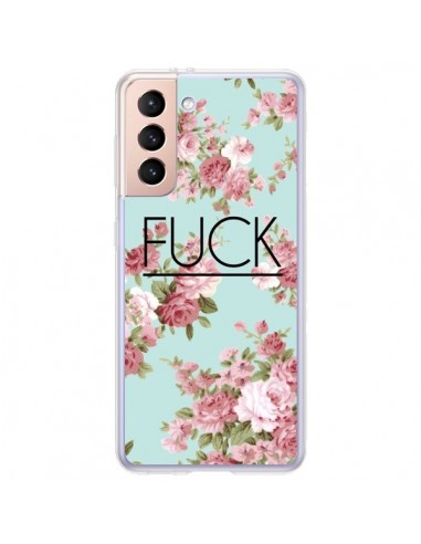 Coque Samsung Galaxy S21 Plus 5G Fuck Fleurs - Maryline Cazenave